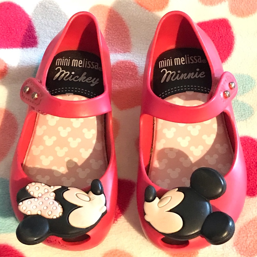 😘❤️ Mini Melissa Disney Minnie & Mickey Kiss ❤️🐭